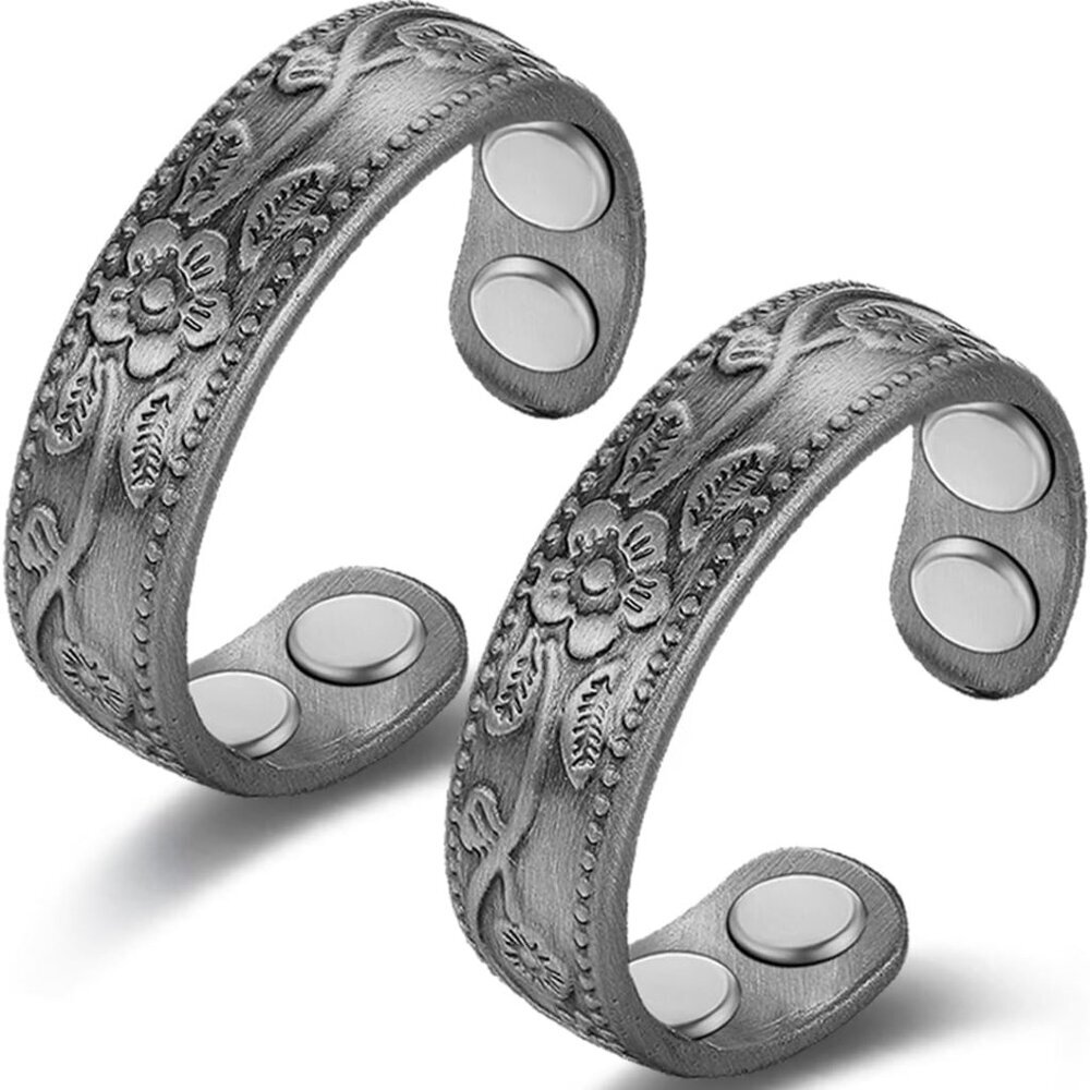 Copper Magnetic for Women Magnetic Rings 99.9% Copper Finger Strong Magnet Gift
